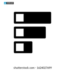vote graph icon isolated sign symbol vector illustration - high quality black style vector icons
