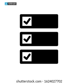 vote graph icon isolated sign symbol vector illustration - high quality black style vector icons

