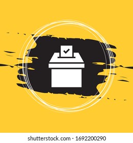 Vote Icon, Election Box Icon Vector Illustration Eps10