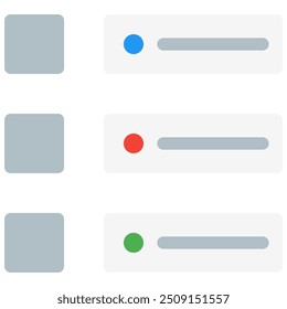 Icono de voto con estilo plano