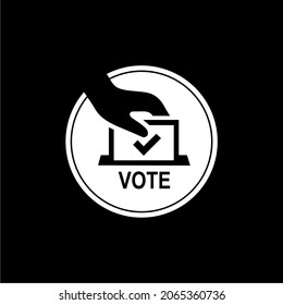 Vote Icon Symbol Illustration For Logo, Icon, Or Graphic Design Element. Vector Illustration