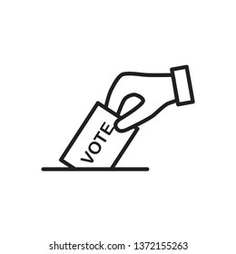vote icon trendy