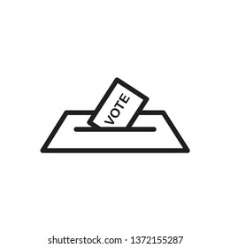 vote icon trendy