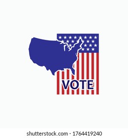 Vote Icon. The USA Election Element - Vector.