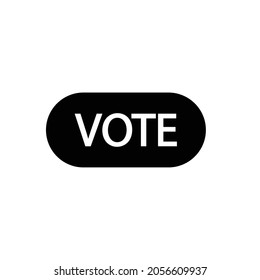 vote icon vector. vote button sign