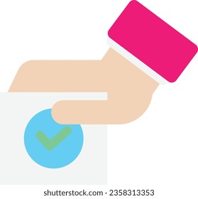 vote Icon Vector Flat Illustration