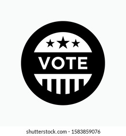 Vote Icon - Vector, Sign and Symbol for Design, Presentation, Website or Apps Elements.