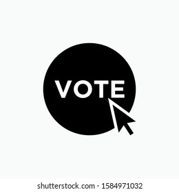 Vote Icon - Vector, Sign and Symbol for Design, Presentation, Website or Apps Elements.