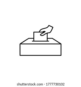vote icon vector sign symbol