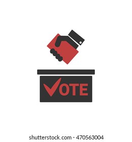 Vote icons - vector vote box icon