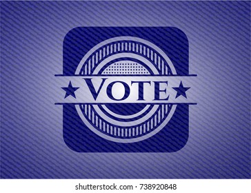 Vote jean background