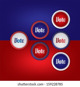 vote label art pack