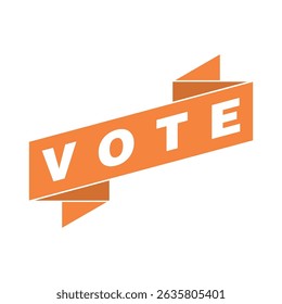 Vote Letter Rubber Stamp Template Design