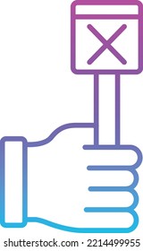 Vota Sin icono vector. Se puede usar para imprimir, móviles y aplicaciones web.