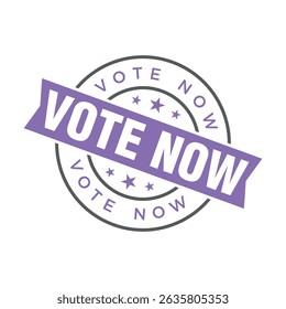 Votar Agora Carta Carimbo Modelo Design