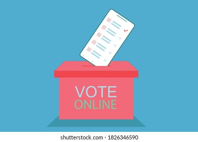 Online-Vektorgrafik-Blau abstimmen