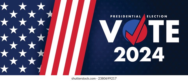 Vote , Presidential Election 2024 in United States. US Election. 