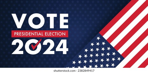 Vote , Presidential Election 2024 in United States. US Election. 