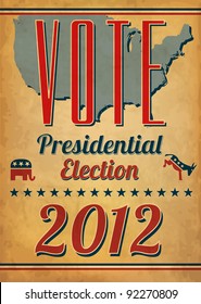 Vote - Presidential Election Poster