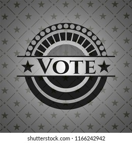 Vote realistic dark emblem