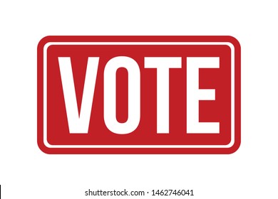 Vote Rubber Stamp. Vote Stamp Seal – Vector