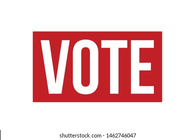 Vote Rubber Stamp. Vote Stamp Seal – Vector