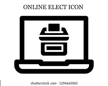 Vote search icon. Editable Vote search icon for web or mobile.