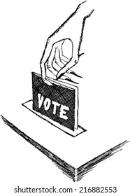vote, sketch