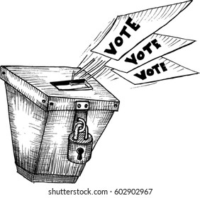 vote, sketch