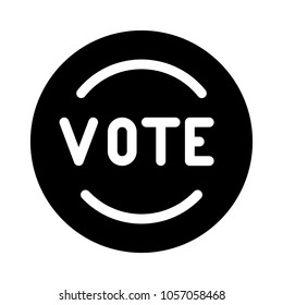 Vote Stamp Symbol