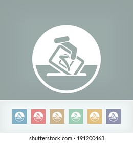 Vote symbol icon