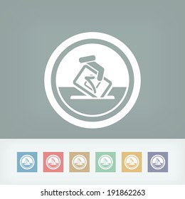 Vote symbol icon