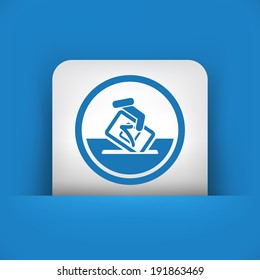 Vote symbol icon