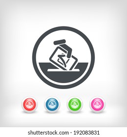 Vote symbol icon
