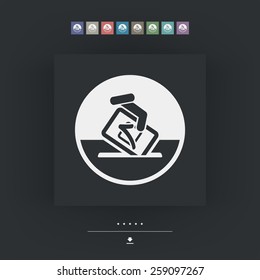 Vote symbol icon