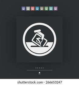 Vote symbol icon