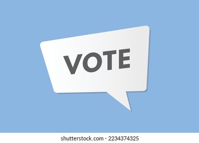 vote text Button. vote Sign Icon Label Sticker Web Buttons
