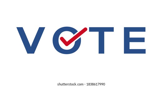 vote us presidential election 2020. american voting. voter choise voise sign. america president ballot emblem. united states government  poll white background  november 3