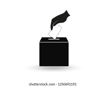  vote vector icon. Election vote business concept. 