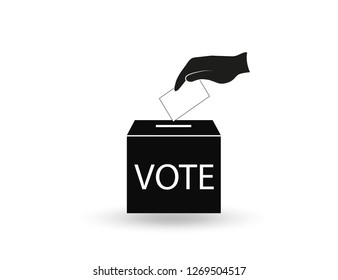  vote vector icon. Election vote business concept. 