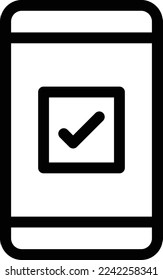 Vektorgrafik auf transparentem Hintergrund abstimmen. Hochwertige Symbole. Dünne Vektorsymbole für Konzept und Grafikdesign. 
