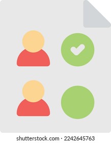ilustración de voto sobre un fondo transparente. Símbolos de calidad superior. Iconos vectoriales de color de línea para el concepto y el diseño gráfico.