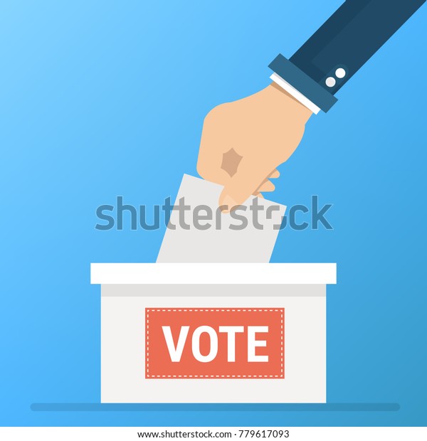 Vote Vector Voting Concept Flat Style Stock Vector (Royalty Free ...