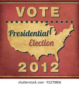 Vote - Vintage Presidential Election Design