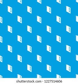 Voted paper pattern vector seamless blue repeat for any use