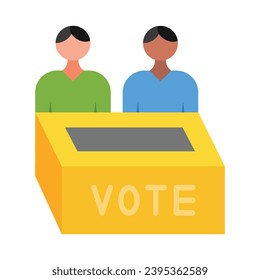 Voters Vector Flat Icon For Personal And Commercial Use.
