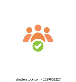 voters vector icon design template