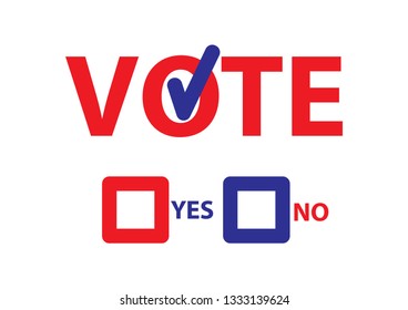 Voting 2020 Icon with Vote