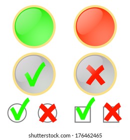 Voting for and against.