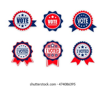 Voting Badges and Stickers for Elections